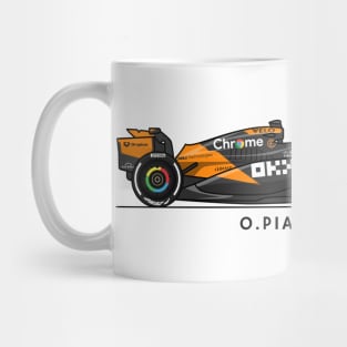 F1  Racing Oscar Piastri Mclaren Fan shirt Mug